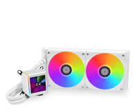 Lian Li Galahad II LCD 280 ARGB White 2x140mm - 1486780 - zdjęcie 1